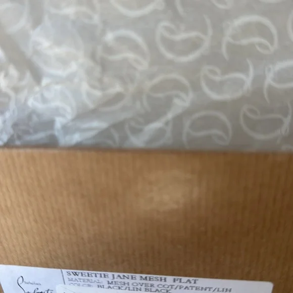 Christian Louboutin sweetie Jane mesh flat black patent sandal flats sz 40 - Picture 12 of 12